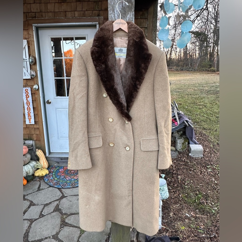 Aquascutum of London Vicuna Cashmere & Wool Overcoat